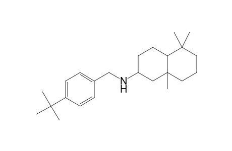 2-Naphthalenamine, N-[[4-(1,1-dimethylethyl)phenyl]methyl]decahydro-5,5,8a-trimethyl-