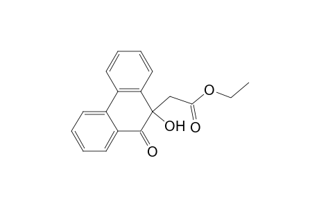 Ethyl 2-(9,10-dihydro-9-hydroxy-10-oxophenanthren-9-yl)acetate