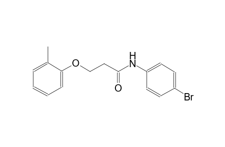 N-(4-Bromophenyl)-3-(2-methylphenoxy)propanamide