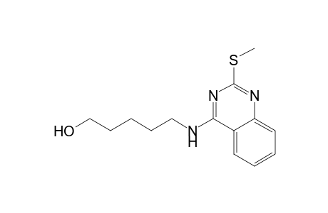 4-(5-Hydroxypentyl)amino-2-methylthioquinazoline