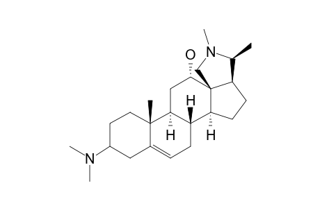 PUBESCIMINE;3-DIMETHYLAMINO-5-EN-12-ALPHA-HYDROXYCONANINE