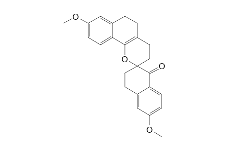 6,8'-dimethoxy-3,3',4,4',5',6'-hexahydrospiro[naphthalene-2(1H),2'[2H]-naphtho[1,2-b]pyran]-1-one