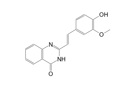 2-[(E)-2-(4-hydroxy-3-methoxyphenyl)ethenyl]-4(3H)-quinazolinone