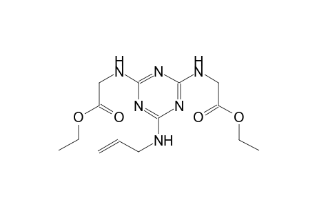 1,3,5-Triazine, 2-allylamino-4,6-di(ethoxycarbonylmethylamino)-