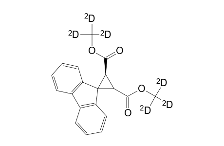 cis-2,3-dicarbomethoxy-D6-spiro-cyclo-propan-1,9'-fluorene