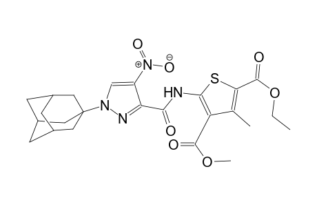 2-ethyl 4-methyl 5-({[1-(1-adamantyl)-4-nitro-1H-pyrazol-3-yl]carbonyl}amino)-3-methyl-2,4-thiophenedicarboxylate