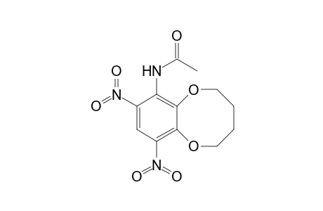 N-(8,10-dinitro-2,3,4,5-tetrahydro-1,6-benzodioxocin-7-yl)acetamide