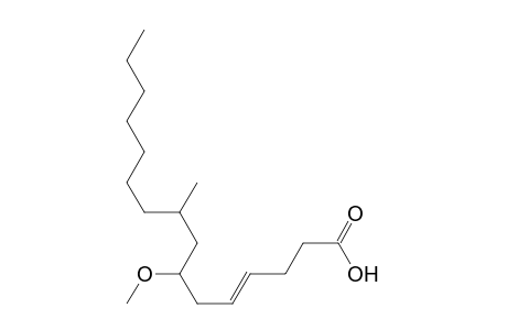 trans-7-Methoxy-9-methylhexadec-4-enoic acid