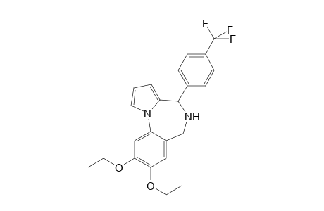 8,9-Diethoxy-4-[4-(trifluoromethyl)phenyl]-5,6-dihydro-4H-pyrrolo[1,2-a][1,4]benzodiazepine