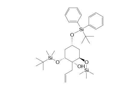 (1S,2R,4R,6R)-1-Allyl-2-(tert-butyldimethylsilyloxy)-4-(tert-butyldiphenylsilyloxy)-6-trimethylsilyloxycyclohexanol
