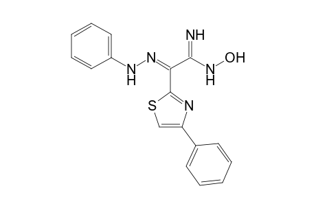 N-Hydroxy-2-(phenylhydrazono)-2-(4-phenylthiazol-2-yl)acetamidine