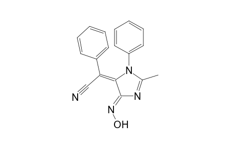 (2E)-2-[(5Z)-5-hydroximino-2-methyl-3-phenyl-2-imidazolin-4-ylidene]-2-phenyl-acetonitrile