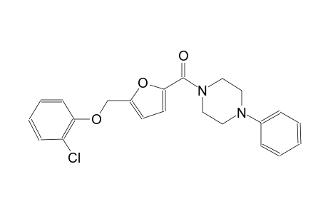 1-{5-[(2-chlorophenoxy)methyl]-2-furoyl}-4-phenylpiperazine