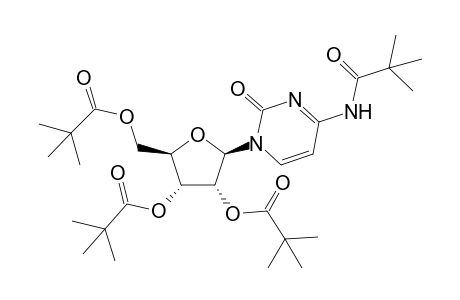 [(2R,3R,4R,5R)-5-[4-(2,2-dimethylpropanoylamino)-2-oxo-pyrimidin-1-yl]-3,4-bis(2,2-dimethylpropanoyloxy)tetrahydrofuran-2-yl]methyl 2,2-dimethylpropanoate