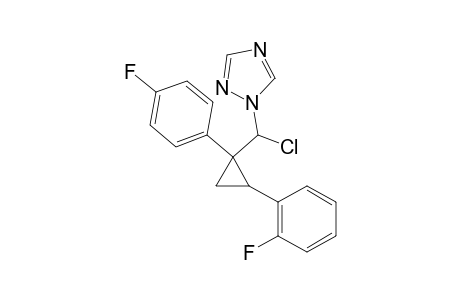 1H-1,2,4-Triazole, 1-[chloro[2-(2-fluorophenyl)-1-(4-fluorophenyl)cyclopropyl]methyl]-