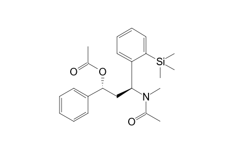 (-)-(1S,3R)-3-Acetoxy-1-(N-methylacetamido)-3-phenyl-1-(2-trimethylsilylphenyl)propane