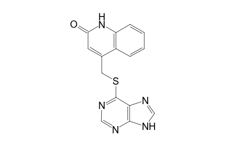 2(1H)-Quinolinone, 4-[(9H-purin-6-ylthio)methyl]-