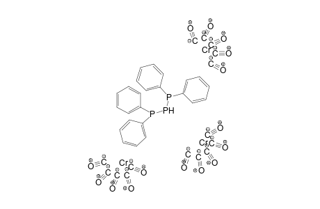 Trichromium diphenylphosphanylphosphanyl(diphenyl)phosphane pentadecacarbonyl
