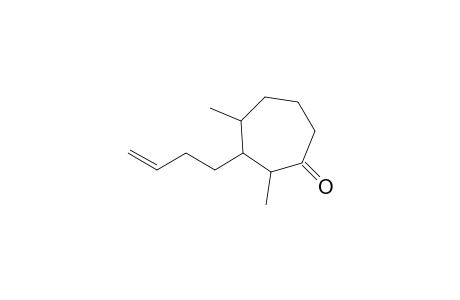Cycloheptanone, 3-(3-butenyl)-2,4-dimethyl-