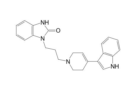 1-{3-[4-(indol-3-yl)-1,2,3,6-tetrahydro-1-pyridyl]propyl}-2-benzimidazolinone