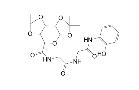 (3aR,5aR,8aS,8bR)-N-(2-((2-((2-hydroxyphenyl)amino)-2-oxoethyl)amino)-2-oxoethyl)-2,2,7,7-tetramethyltetrahydro-3aH-bis([1,3]dioxolo)[4,5-b:4',5'-d]pyran-5-carboxamide