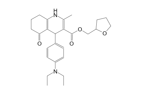 3-quinolinecarboxylic acid, 4-[4-(diethylamino)phenyl]-1,4,5,6,7,8-hexahydro-2-methyl-5-oxo-, (tetrahydro-2-furanyl)methyl ester