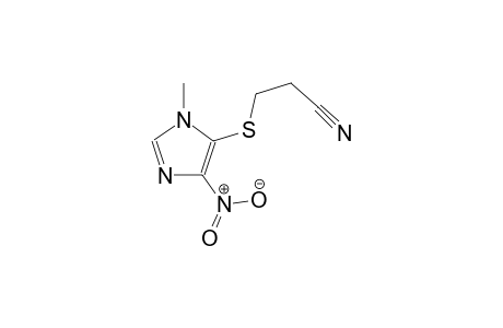 propanenitrile, 3-[(1-methyl-4-nitro-1H-imidazol-5-yl)thio]-