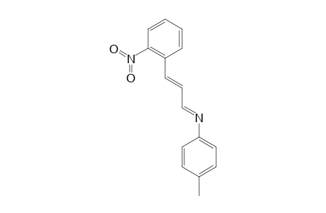 1-Aza-4-(o-nitrophenyl)-1-(p-tolyl)-1,3-butadiene
