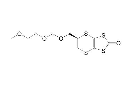 (5R)-5,6-DIHYDRO-5-(2-METHOXYETHOXYMETHOXYMETHYL)-[1,3]-DITHIOLO-[4,5-B]-[1,4]-DITHIIN-2-ONE