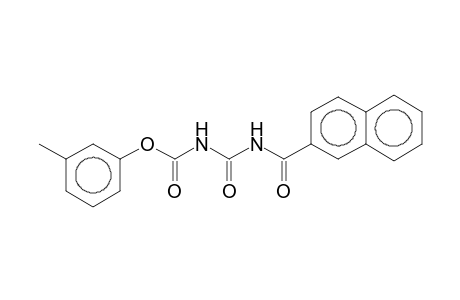 Allophanic acid, 4-(2-naphthoyl)-, 3-methylphenyl ester