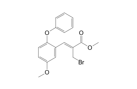 (Z)-2-Bromomethyl-3-(5-methoxy-2-phenoxy-phenyl)-acrylic acid methyl ester