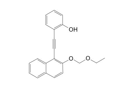 2-{[2-(Ethoxymethoxy)naphthalen-1-yl]ethynyl}phenol