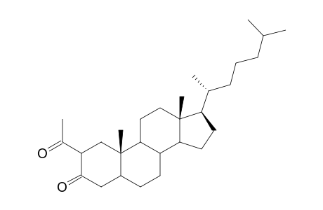 1-(3-OXOCHOLESTAN-2-YL)ETHANONE