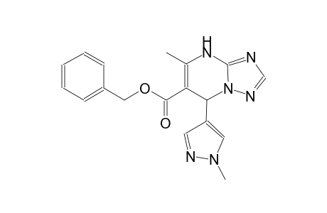 benzyl 5-methyl-7-(1-methyl-1H-pyrazol-4-yl)-4,7-dihydro[1,2,4]triazolo[1,5-a]pyrimidine-6-carboxylate