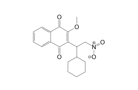 2-Methoxy-3-(1-cyclohexyl-2-nitro)ethyl-1,4-naphthoquinone
