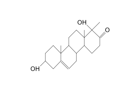 3b,17Ab-dihydroxy-17aa-methyl-D-homoandrost-5-en-17-one