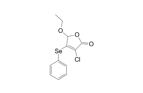 3-CHLORO-4-PHENYLSELENO-5-ETHOXY-2-(5-H)-FURANONE