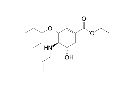 (3R,4R,5S)-4-(allylamino)-3-(1-ethylpropoxy)-5-hydroxy-cyclohexene-1-carboxylic acid ethyl ester