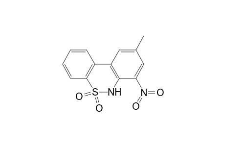 6H-Dibenzo[c,E]1,2-thiazine, 9-methyl-7-nitro-, 5,5-dioxide