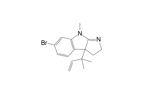 6-Bromo-2,3,3a,8-tetrahydro-8-methyl-3a-(2-methylbut-3-en-2-yl)pyrrolo[2,3-b]indole