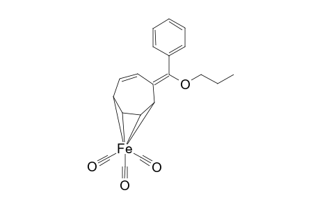 Iron, tricarbonyl[(1,2,3,4-.eta.)-7-(phenylpropoxymethylene)-1,3,5-cycloheptatriene]-, stereoisomer