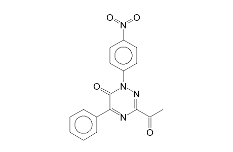 3-Acetyl-1-(4-nitrophenyl)-5-phenyl-1H-[1,2,4]triazin-6-one