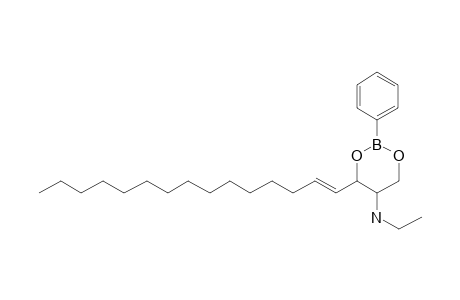 N-Ethyl-2-amino-octade-4-en-1,3-diol benzeneboronate