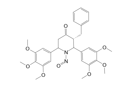 (E)-N-NITROSO-T(3)-BENZYL-R(2),C(6)-BIS-(3,4,5-TRIMETHOXYPHENYL)-PIPERIDIN-4-ONE