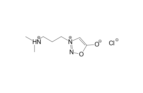 3-[3-(dimethylamino)propyl]sydnone, hydrochloride