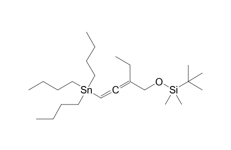 4-(tert-Butyldimethylsilyloxy)-3-ethyl-1-(tributylstannyl)-1,2-butadiene