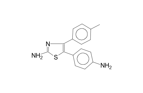 2-amino-4-(4-methylphenyl)-5-(4-aminophenyl)thiazole
