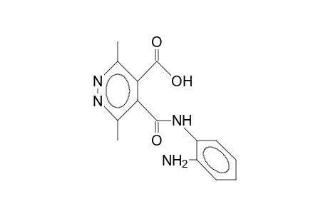 5-(2-Amino-phenylcarbamoyl)-3,6-dimethyl-4-pyridazinecarboxylic acid