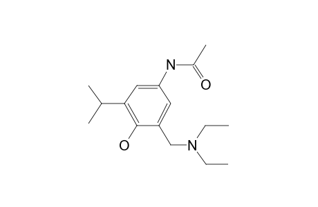 N-[3-[[Diethylamino]methyl]-4-hydroxy-5-[1-methylethyl]phenyl]acetamide