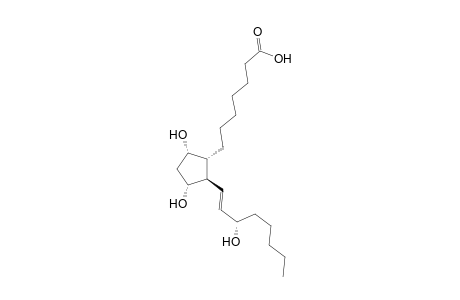 7-[(1R,2R,3R,5S)-3,5-bis(oxidanyl)-2-[(E,3S)-3-oxidanyloct-1-enyl]cyclopentyl]heptanoic acid